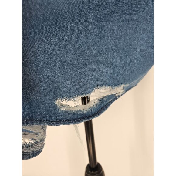 Elan Rock & Roll NWT Women's Distressed Denim Jacket Small - Picture 15 of 15